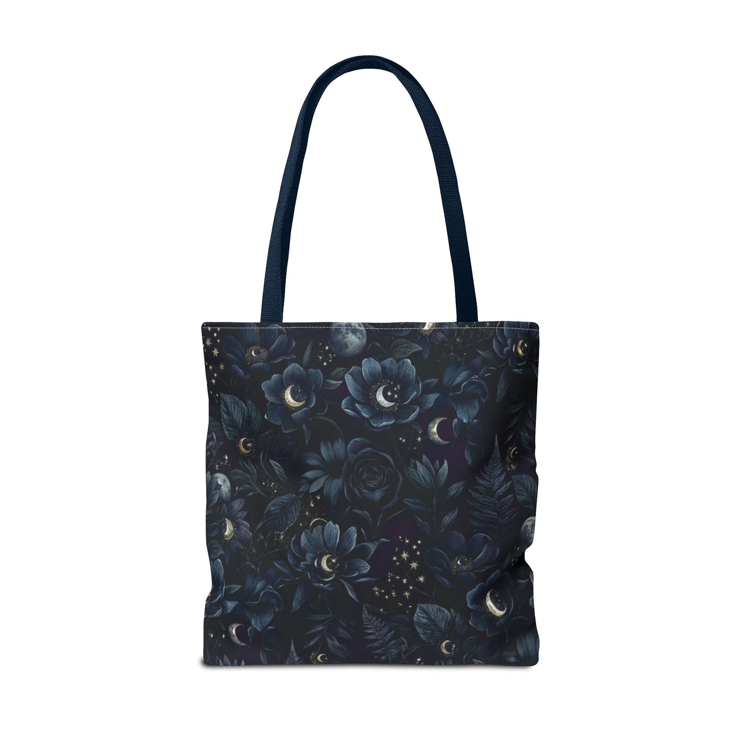 Celestial Flora | Dark Floral Tote Bag