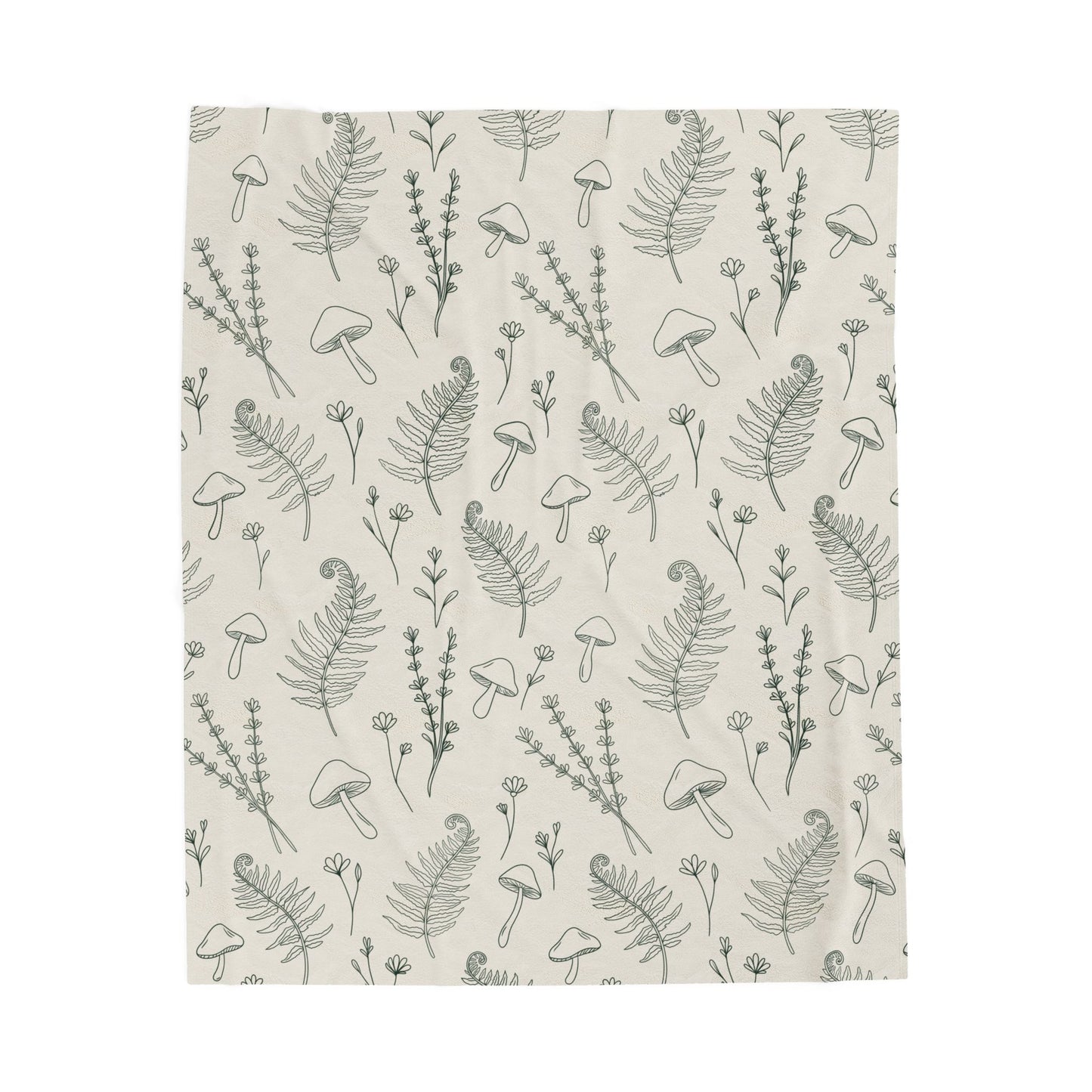 Botanical Garden | Velveteen Plush Blanket