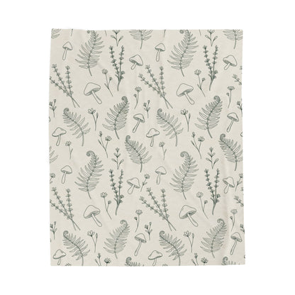Botanical Garden | Velveteen Plush Blanket