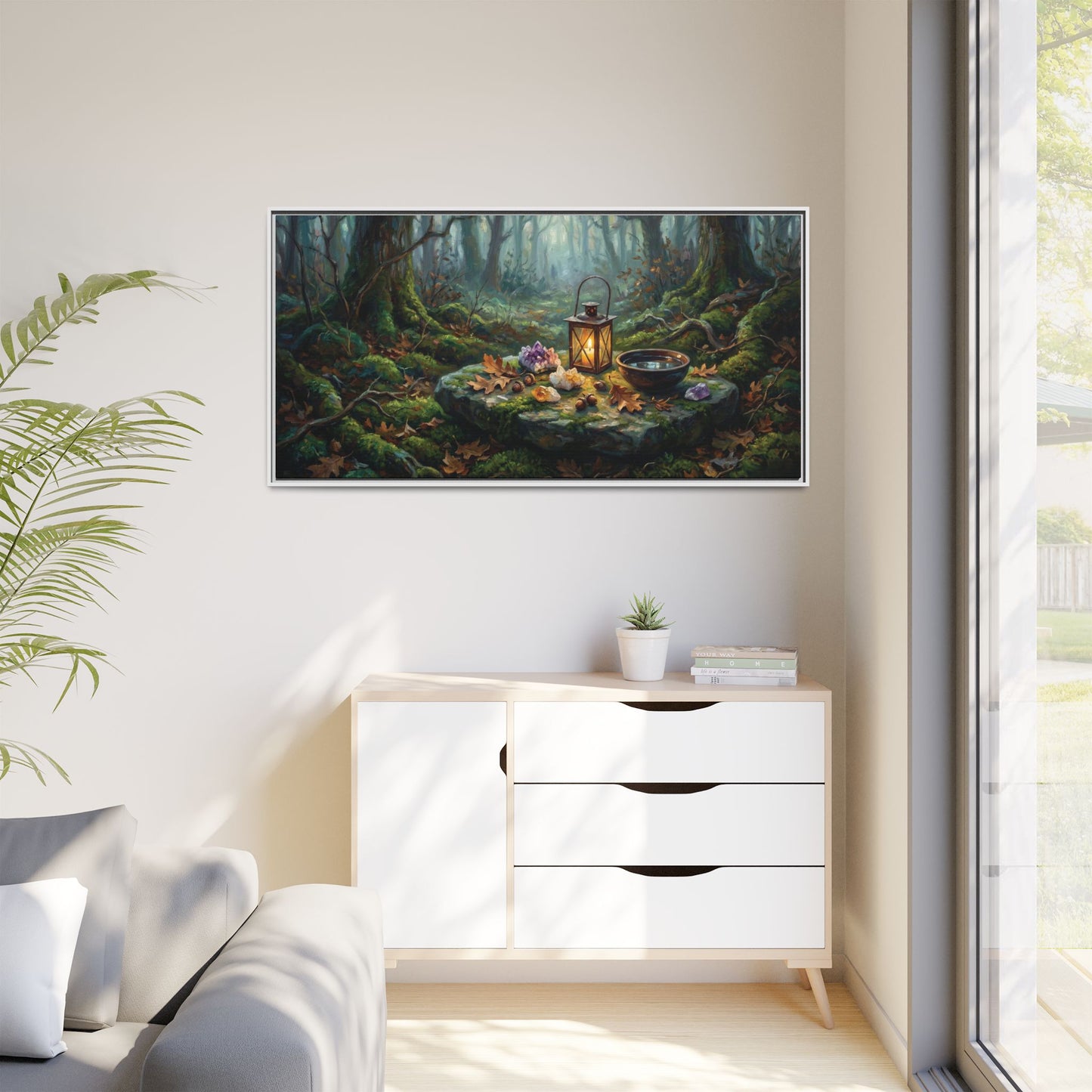 Forest Floor Altar | Framed Matte Canvas