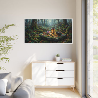 Forest Floor Altar | Framed Matte Canvas