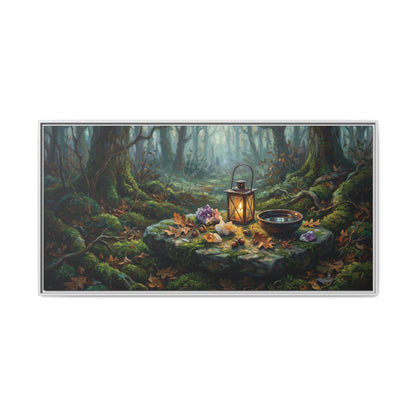 Forest Floor Altar | Framed Matte Canvas