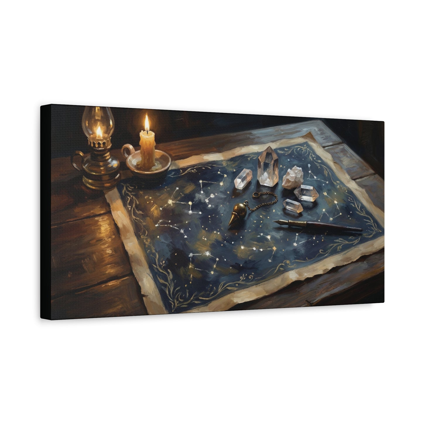 The Witch's Constellation Map | Matte Canvas Wall Art
