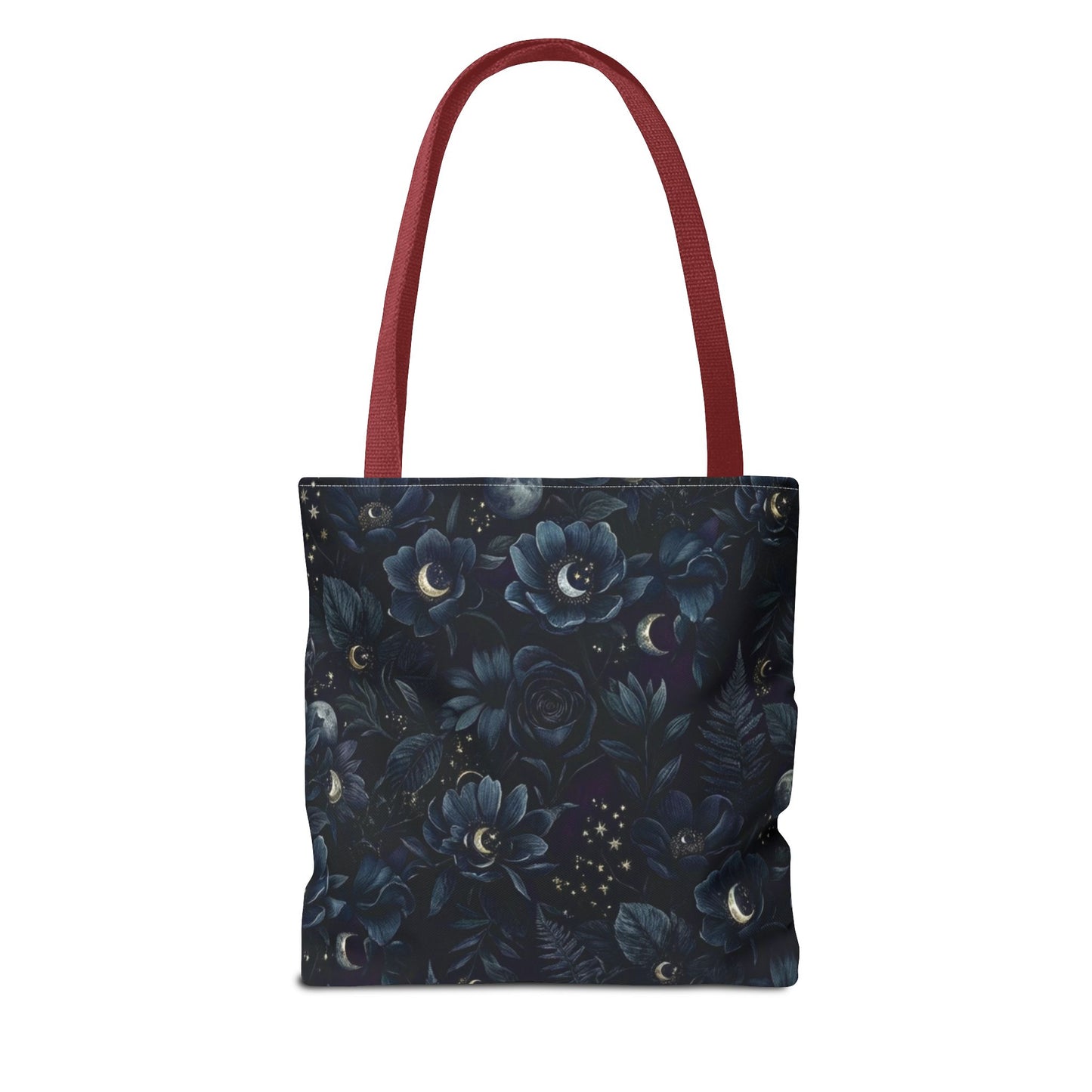 Celestial Flora | Dark Floral Tote Bag