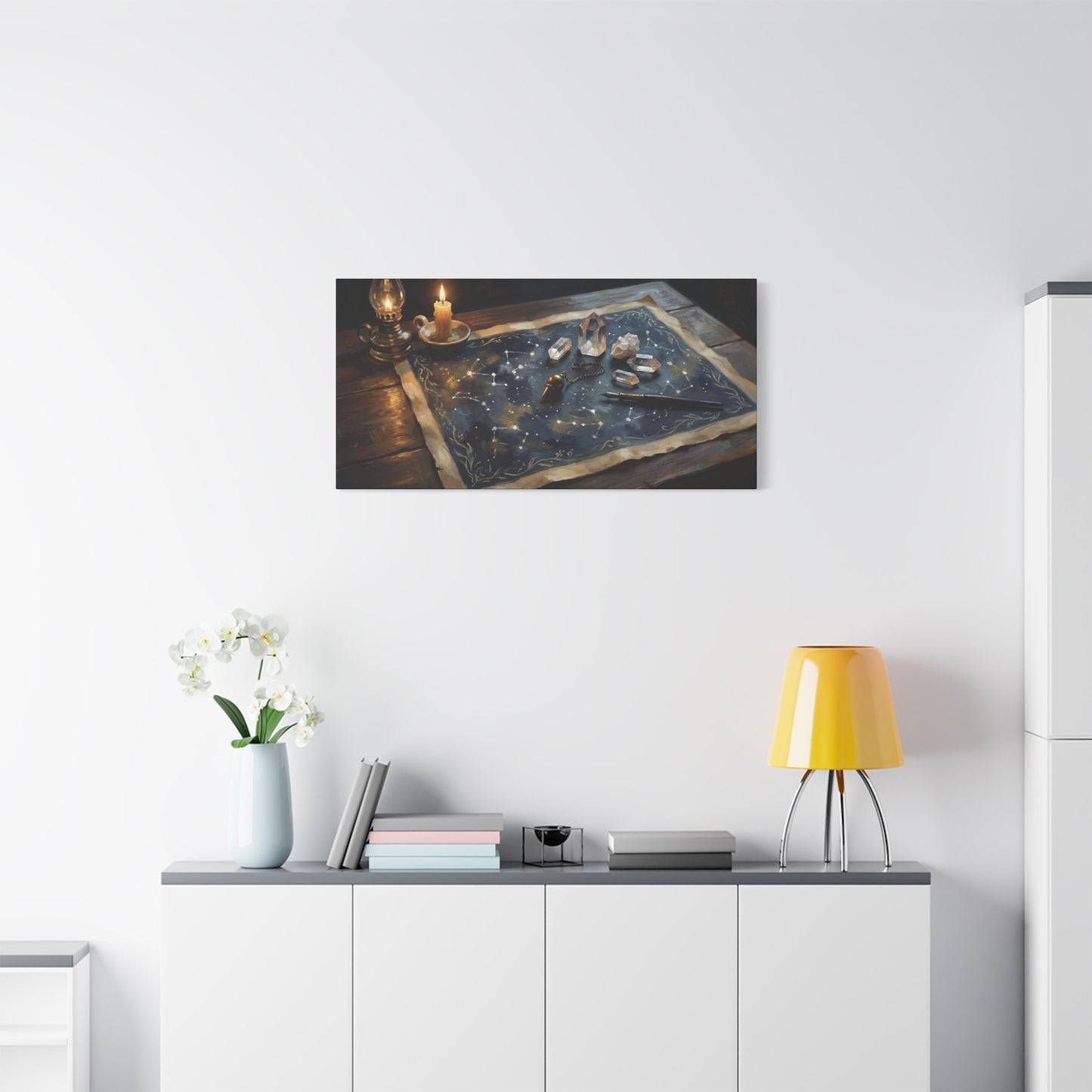 The Witch's Constellation Map | Matte Canvas Wall Art