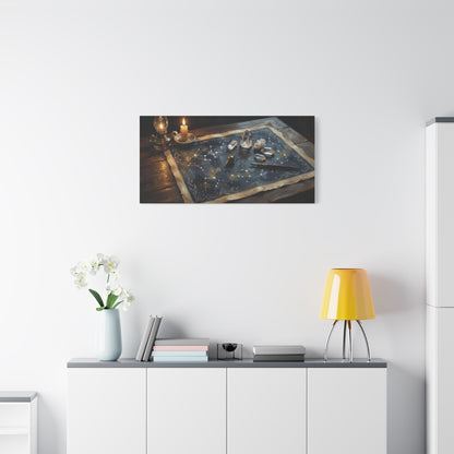 The Witch's Constellation Map | Matte Canvas Wall Art