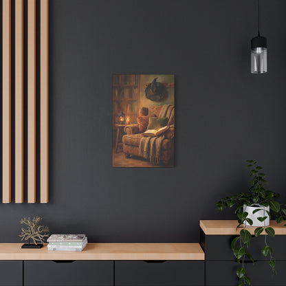 The Reading Witch's Armchair | Stretched Matte Canvas