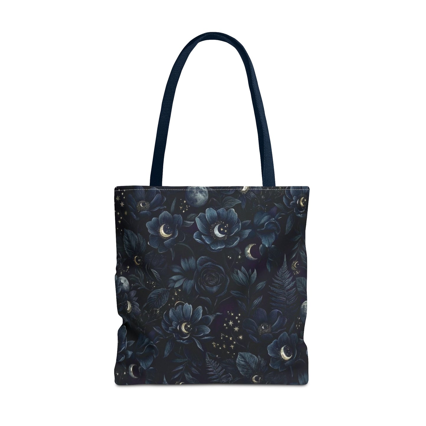 Celestial Flora | Dark Floral Tote Bag