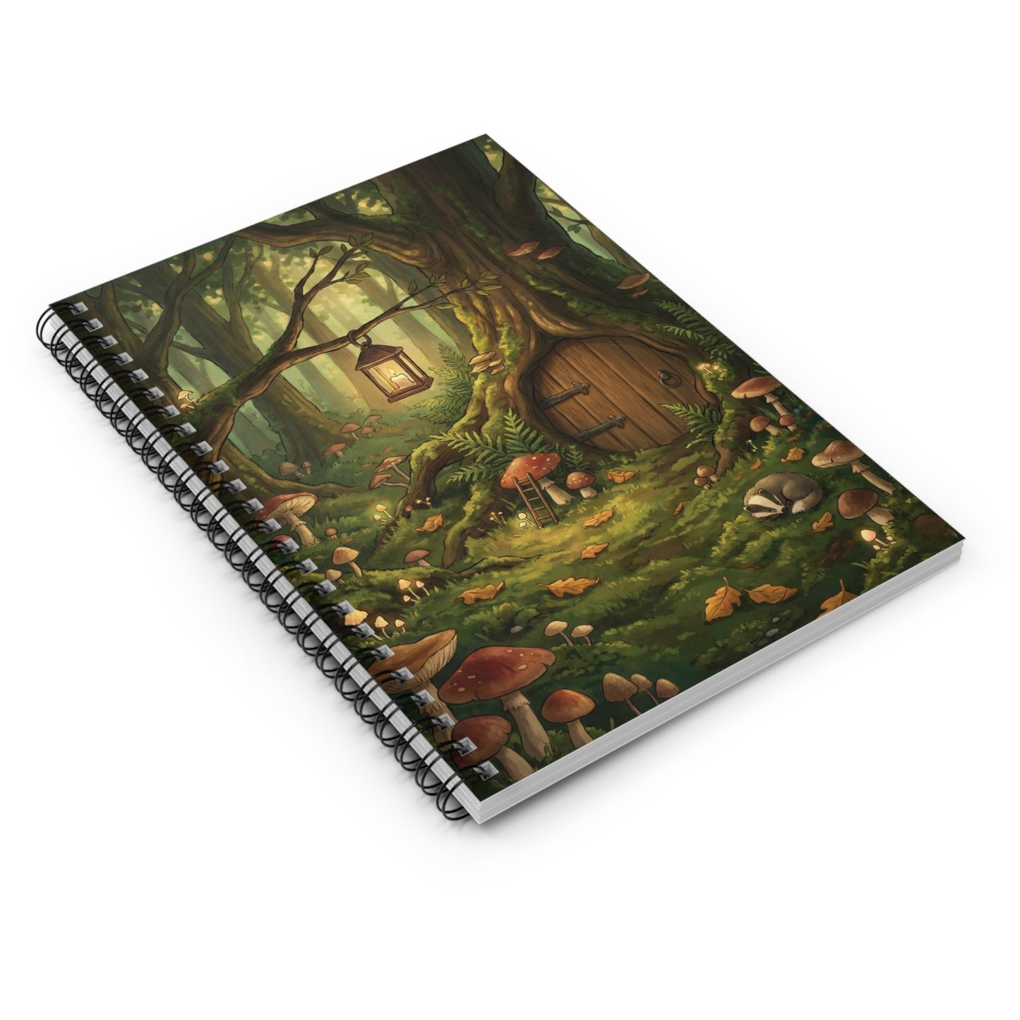 Enchanted Forest | Spiral Ruled Journal 6" x 8"
