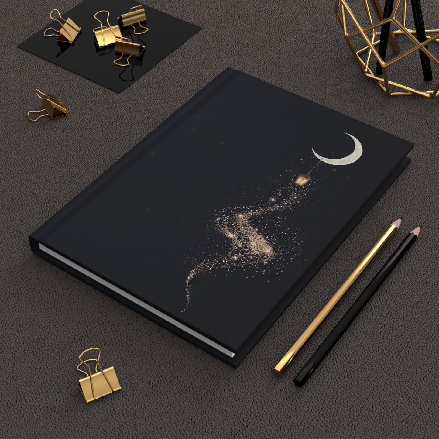 Moonlit Manuscript | Hardcover Journal | Night Sky Notebook