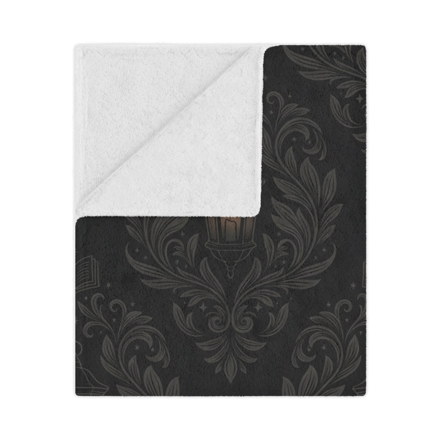 Damask Lanterns | Minky Blanket