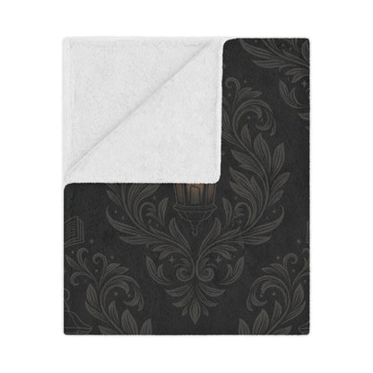 Damask Lanterns | Minky Blanket
