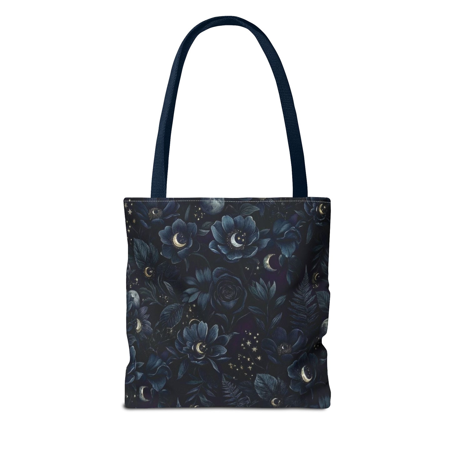 Celestial Flora | Dark Floral Tote Bag