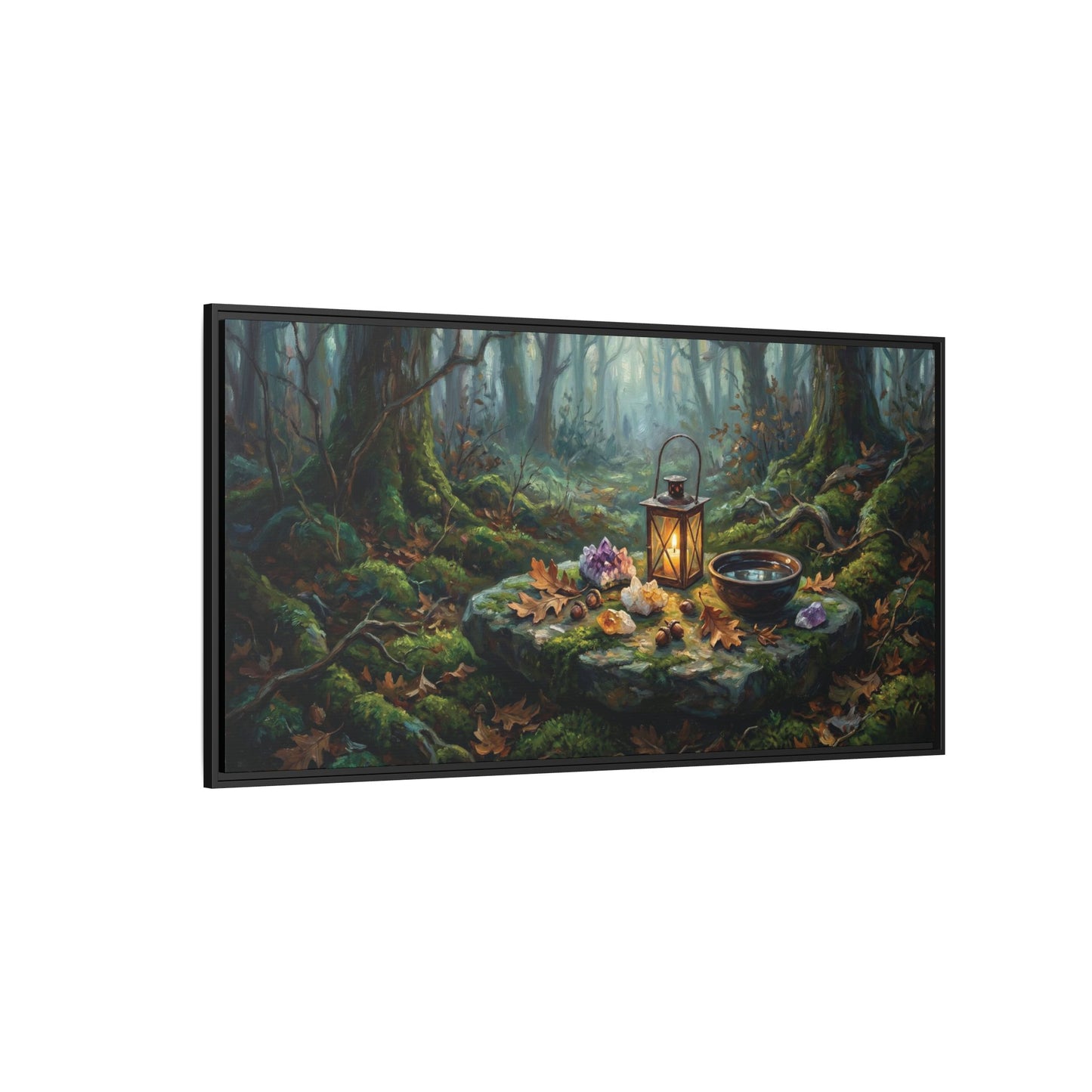 Forest Floor Altar | Framed Matte Canvas