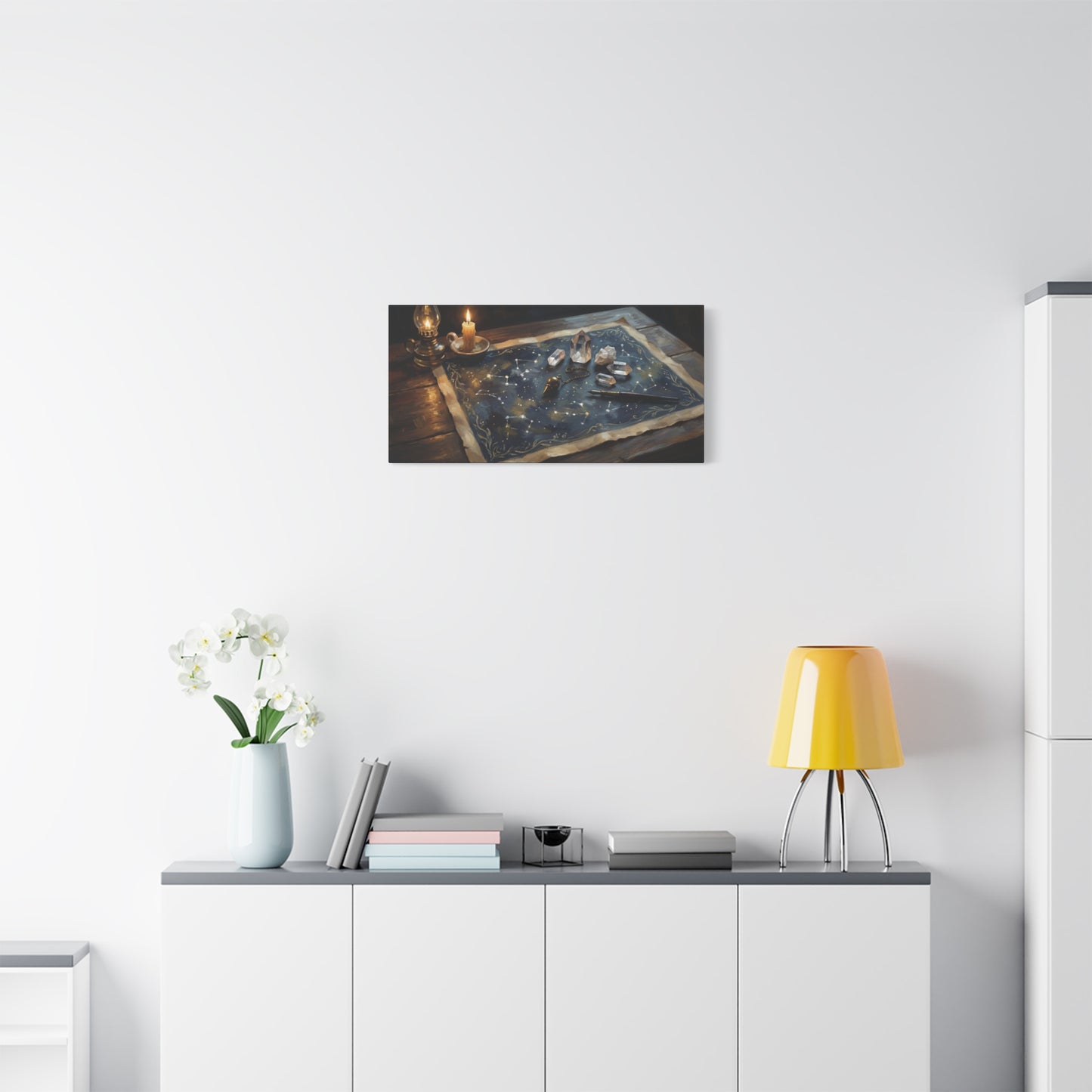 The Witch's Constellation Map | Matte Canvas Wall Art